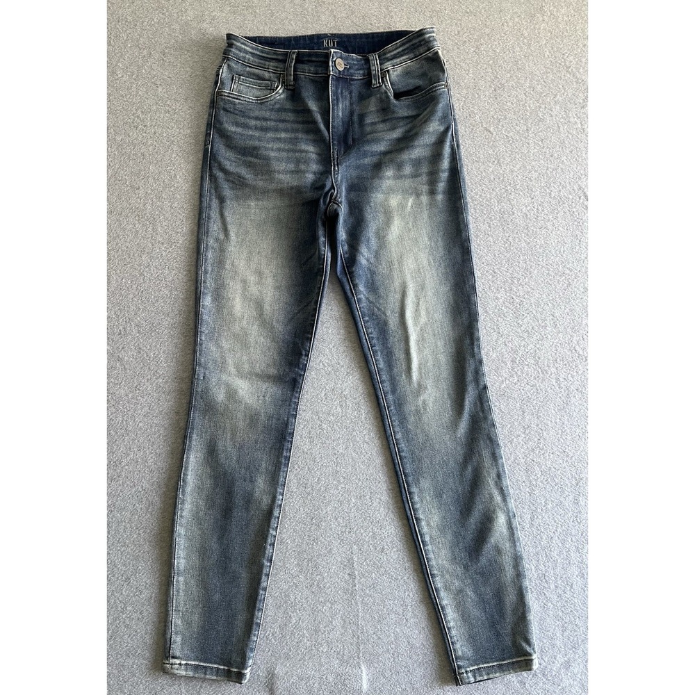 Kut‎ From The Kloth Jeans Women 4 Blue High Rise Toothpick Skinny Stretch Casual